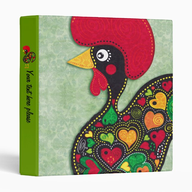 Rooster of Portugal Binder (Front/Spine)