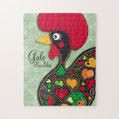 Rooster of Portugal _ Galo de Barcelos Jigsaw Puzzle