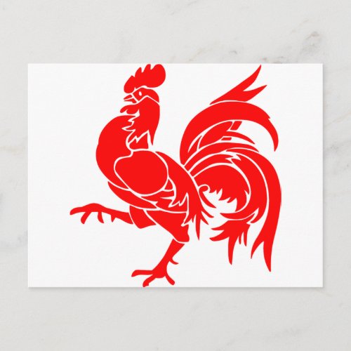 Rooster of Wallonia Postcard