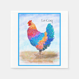  Rooster Paper Napkin