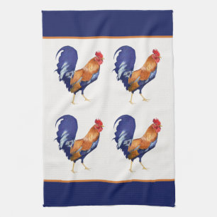 Rooster pattern Kitchen Towel
