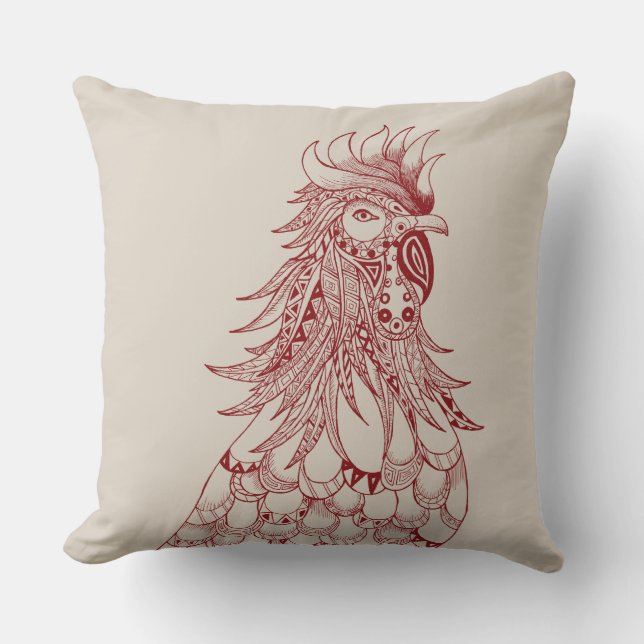 Rooster Pillow (Front)