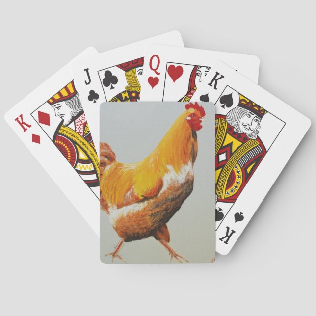 Rooster Poker Cards (Back)
