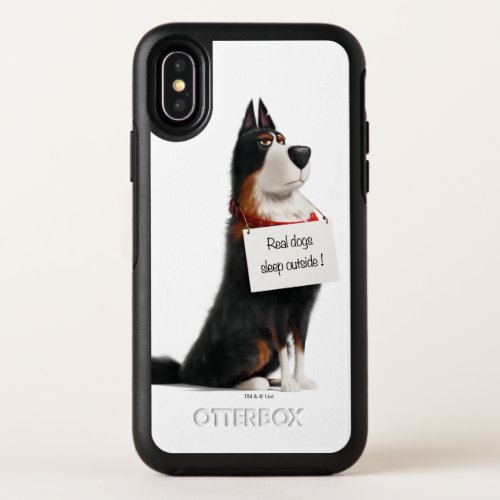 Rooster _ Real Dogs Sleep Outside OtterBox Symmetry iPhone X Case