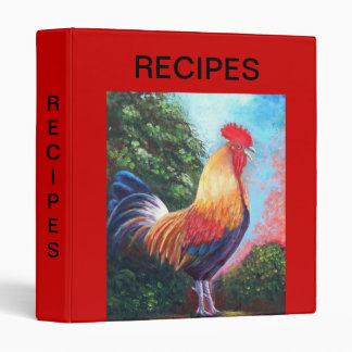 Rooster Recipes Binder