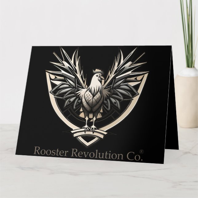Rooster RevolutionWear: Defy the System Card (Front)