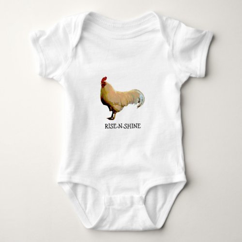 ROOSTER RISE_N_SHINE BABY ONE_PIECE BODYSUIT 