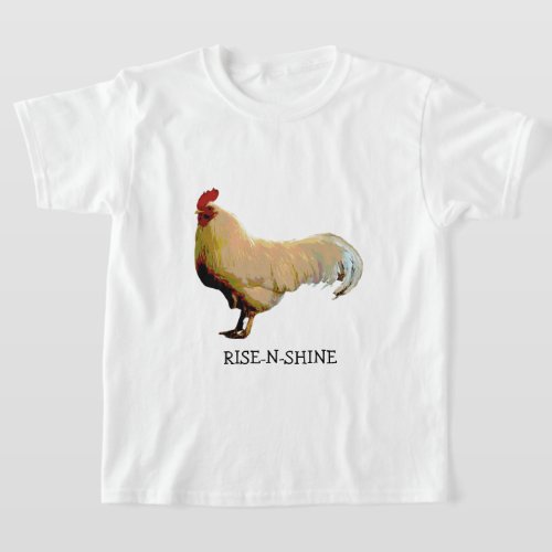 ROOSTER RISE_N_SHINE PHOTO CHILDS UNISEX T_SHIRT