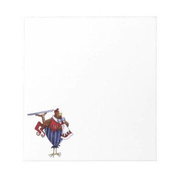 Rooster Service - Notepad by marainey1 at Zazzle