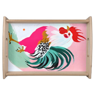 Rooster Serving Tray