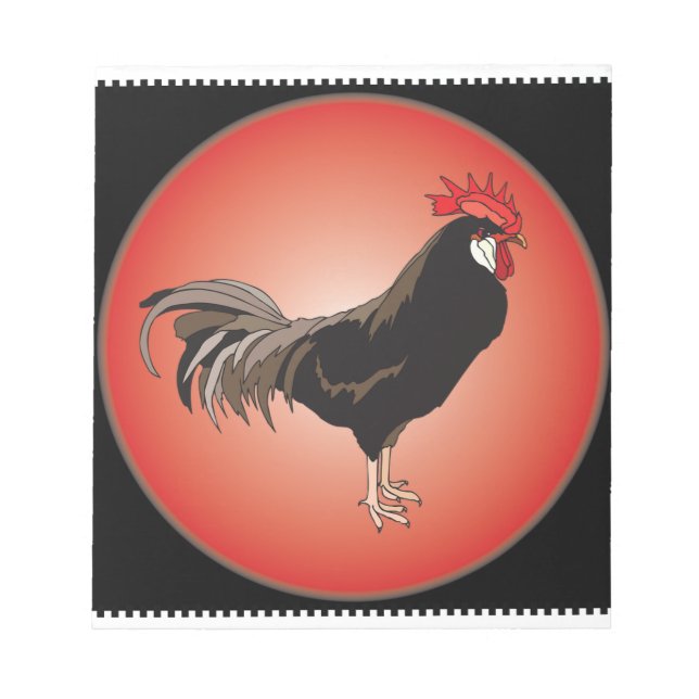 Rooster Showcase Notepad (Front)