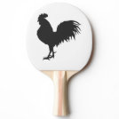 Rooster silhouette - Choose background color Ping Pong Paddle Rooster silhouette - Choose background color Ping Pong Paddle