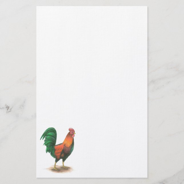 Rooster Stationery (Front)