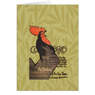Rooster Steinlen Cocorico French Art Cards