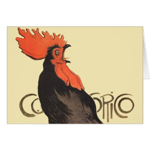 Rooster Steinlen Cocorico French Art Cards
