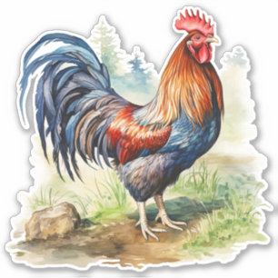 Rooster Sticker