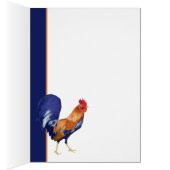 Rooster stripes Card (Inside (Right))