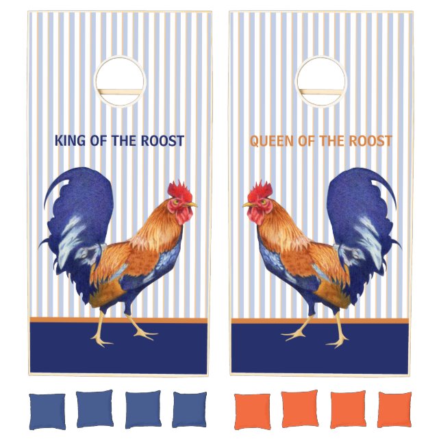 Rooster Stripes Cornhole Set (Set)