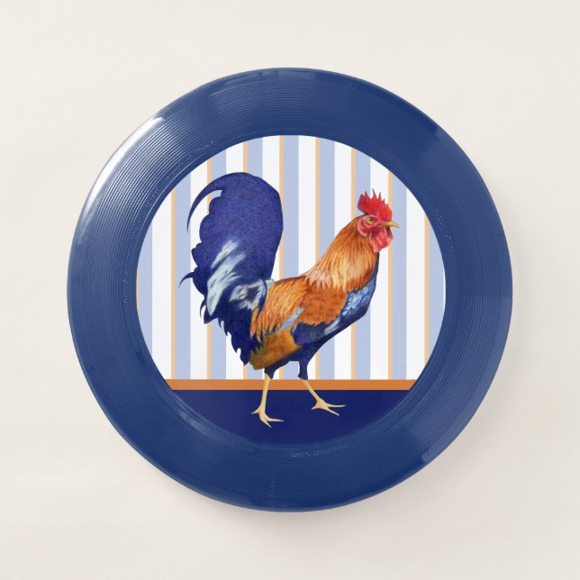 Rooster Stripes Wham-O Ultimate Frisbee (Front)