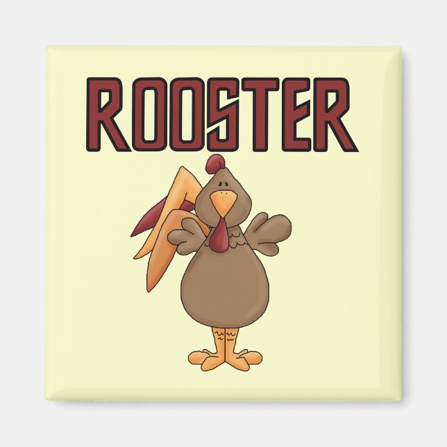 Rooster T-shirts and Gifts Magnet (Front)