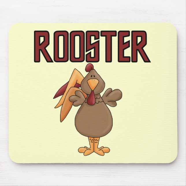 Rooster T-shirts and Gifts Mouse Pad (Front)