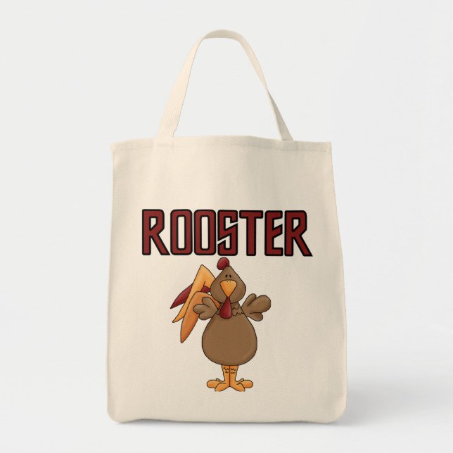Rooster T-shirts and Gifts Tote Bag (Front)