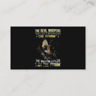 ROOSTER The devil whispers You cant withstand the  Business Card