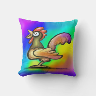 Rooster Throw Pillow