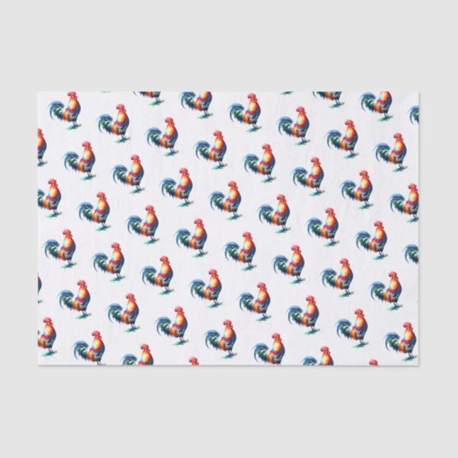 Rooster Tissue Paper (Front)