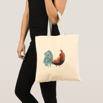 rooster tote bag