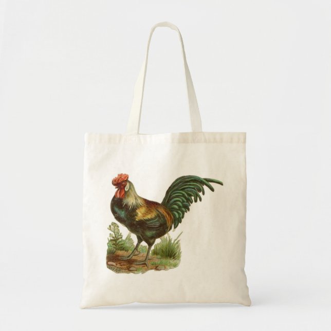 Rooster Tote Bag (Front)
