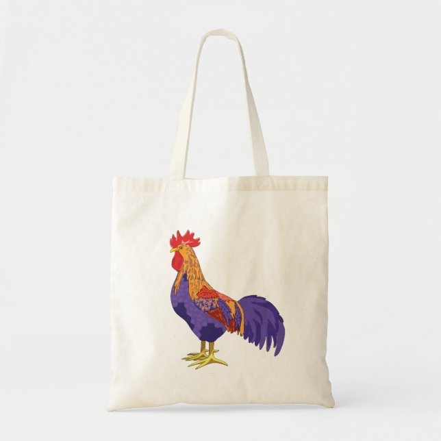 Rooster Tote Bag (Front)