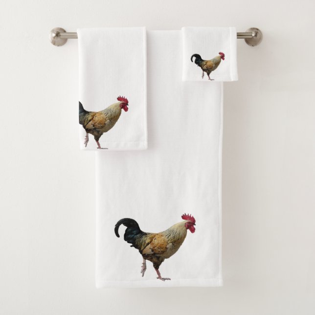 Rooster Towel Set (Insitu)