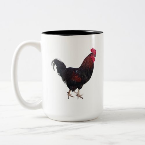 Rooster Two_Tone Mug