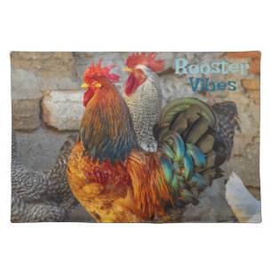 Rooster Vibes Farm Life Cotton Placemats