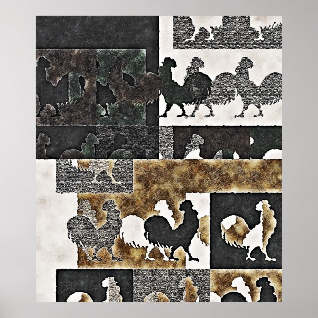 Rooster Vintage #2 Posters (Front)