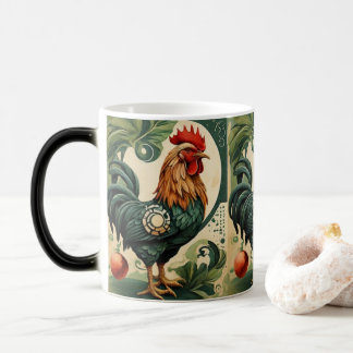 rooster vintage color morph mug