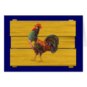 Rooster Vintage Kitchen Crate Art (Front Horizontal)