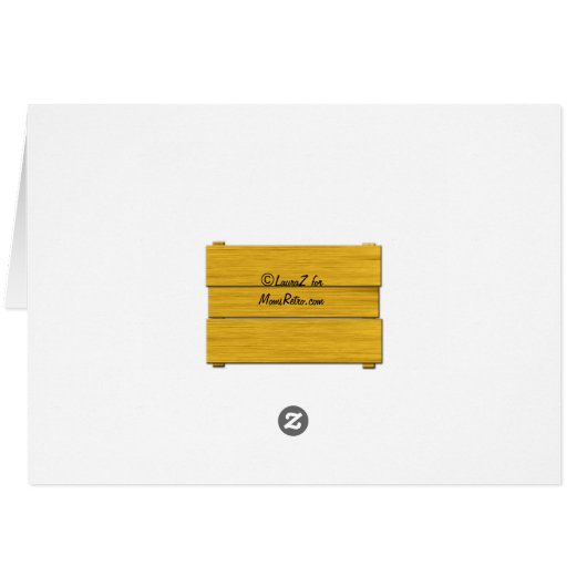 Rooster Vintage Kitchen Crate Art (Back Horizontal)