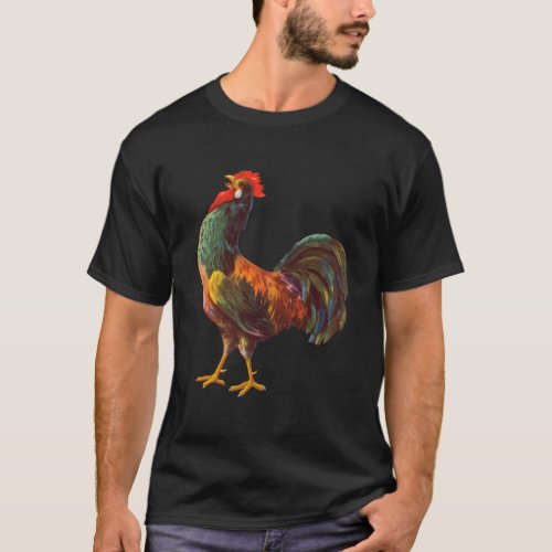 Rooster Vintage Kitchen Crate Art