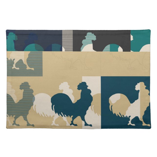 Rooster Vintage Placemats (Front)