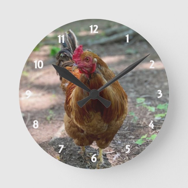 Rooster Wall Clock (Front)