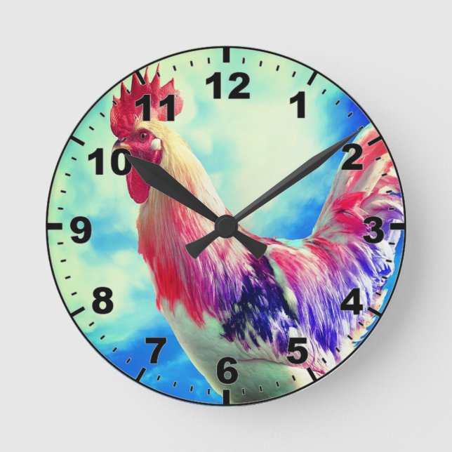 Rooster Wall Clock (Front)