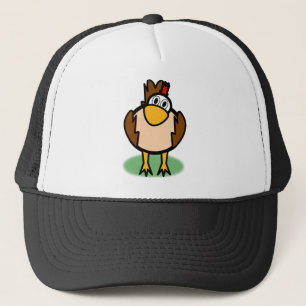 Rooster Watching Trucker Hat