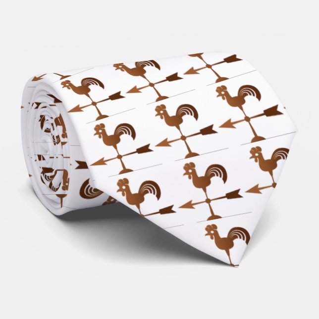 Rooster Weathervane Thunder_Cove Neck Tie (Rolled)
