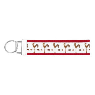 Rooster Weathervane Thunder_Cove Wrist Keychain