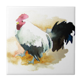 Rooster with an Attitude Ceramic Tile