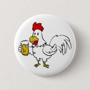 Rooster with mug beer   choose background color button