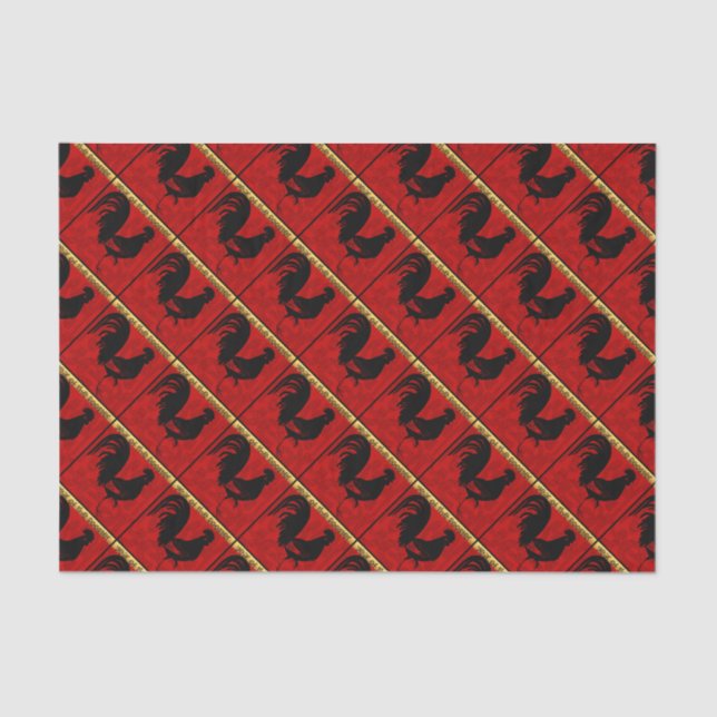 Rooster Year 2017 Tissue Paper 1 (Front)