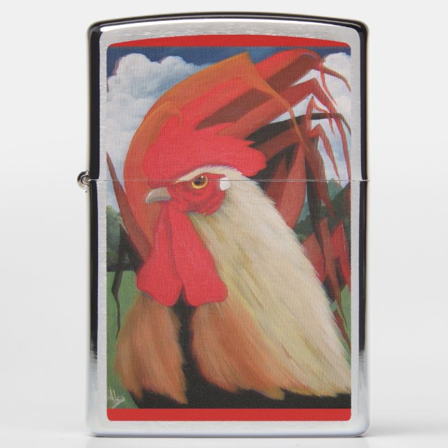 rooster zippo lighter (Front)